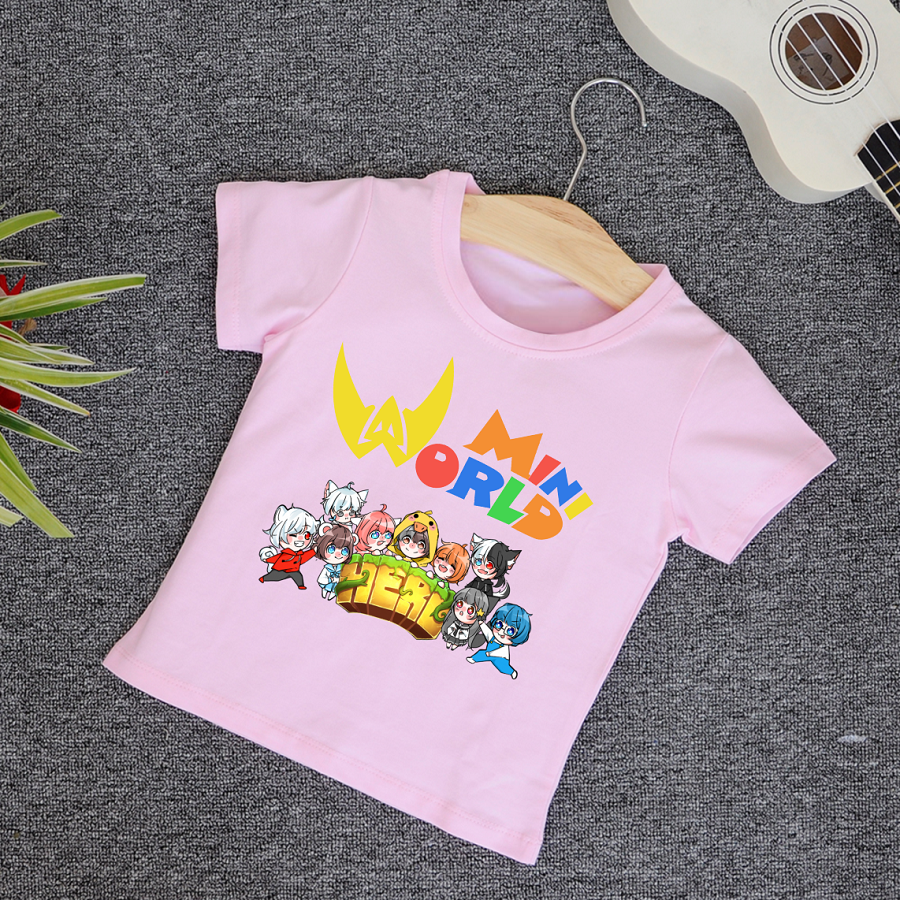 Áo thun màu hồng Hero Team dành cho bé gái cực xinh