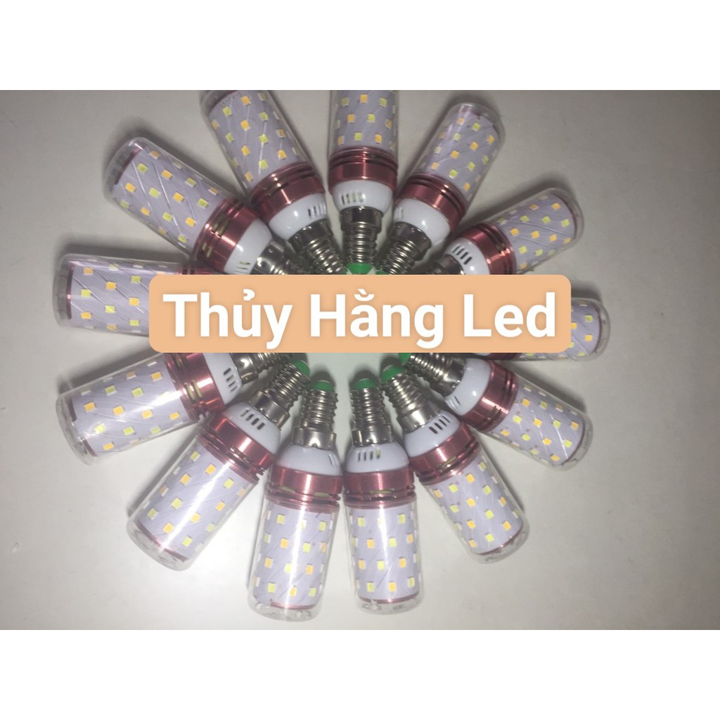 Bóng đèn led trái bắp 3 chế độ ánh sáng có đui e14 và e27