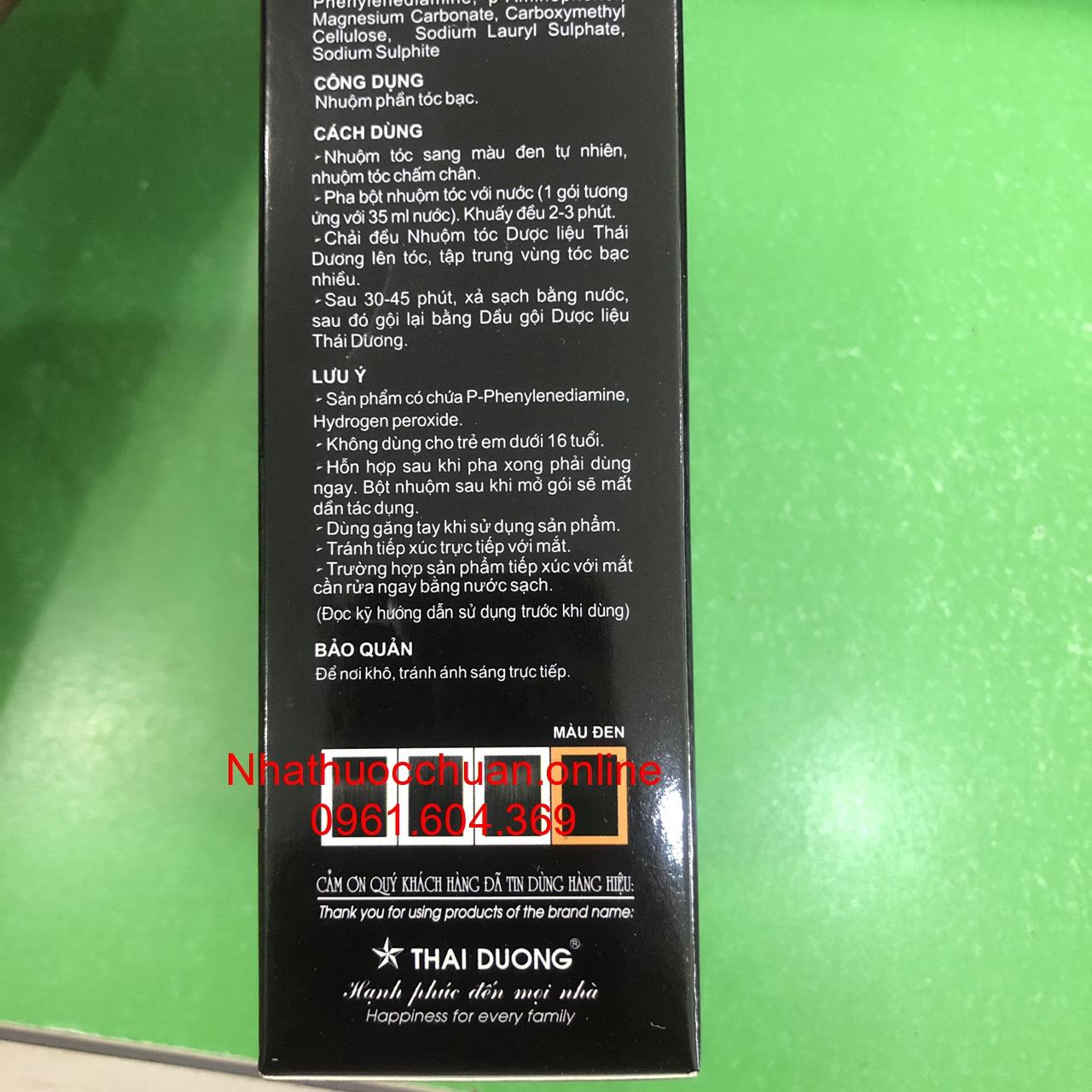 Nhuộm tóc Thái Dương