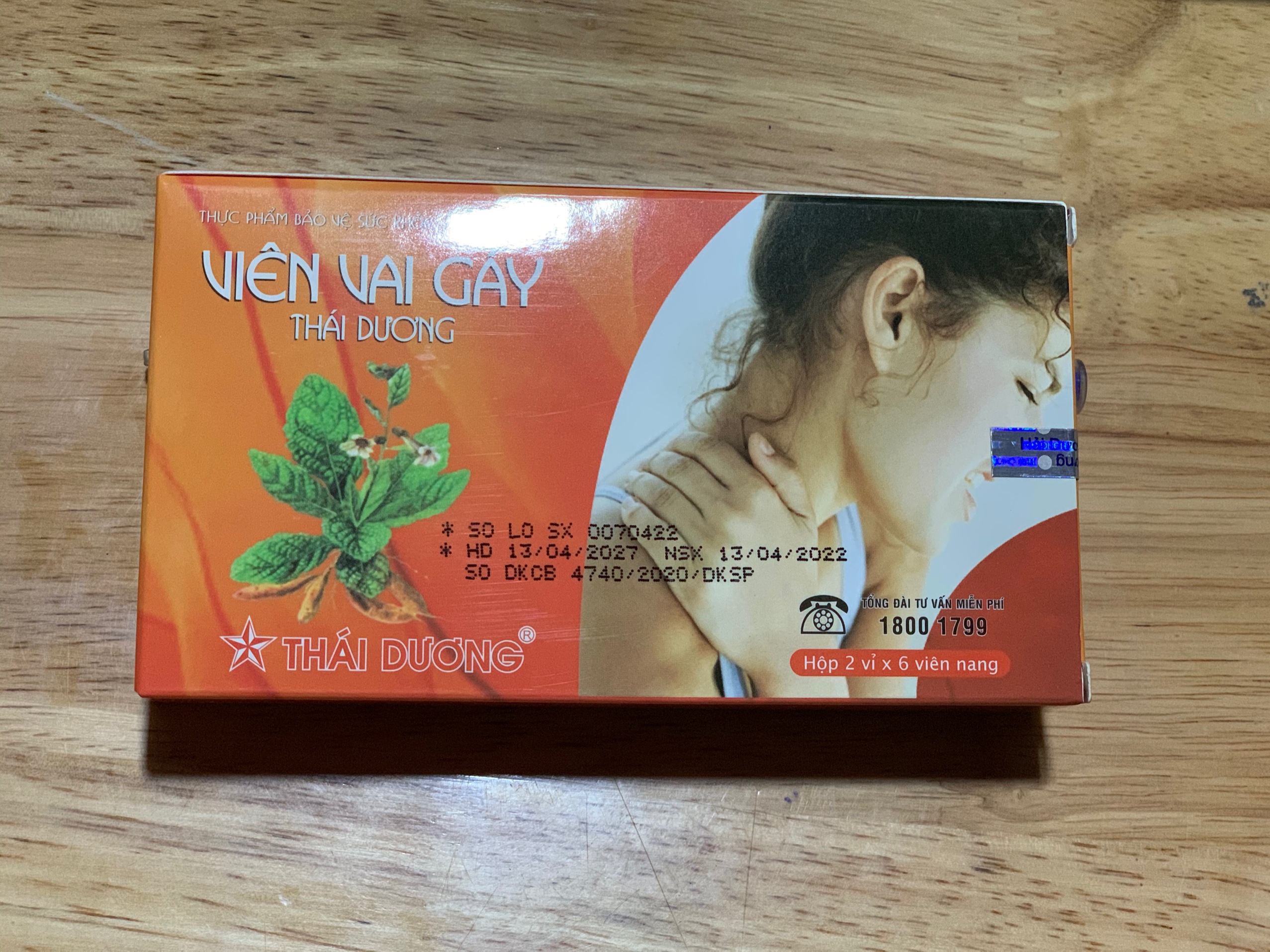 VIÊN VAI GÁY THÁI DƯƠNG 30 V