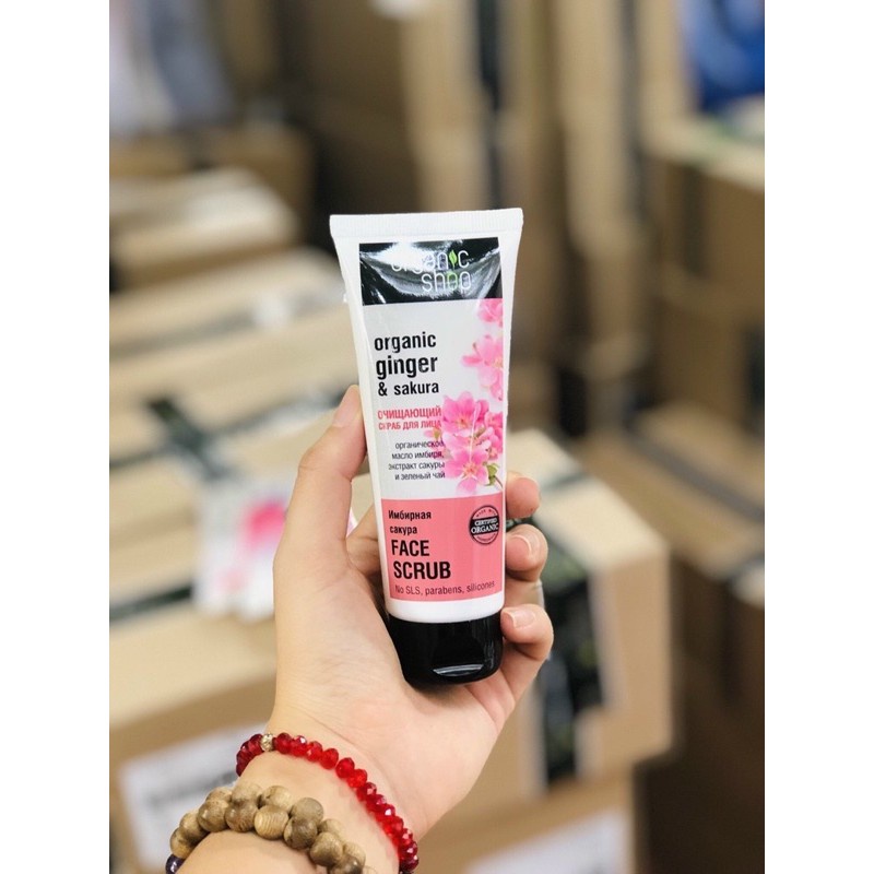 Tẩy Da Chết Mặt Organic Shop Organic