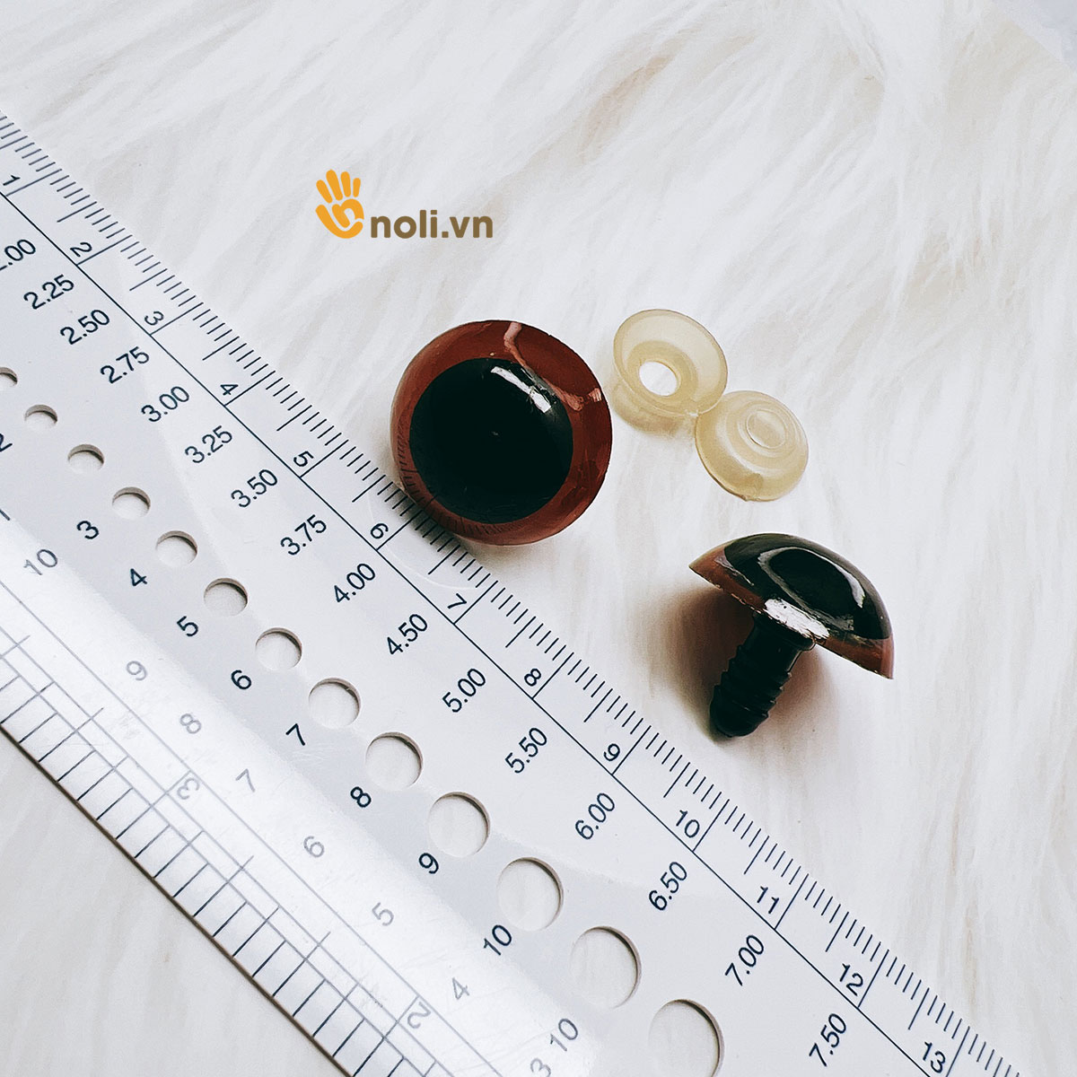 Mắt thú màu nâu an toàn cho bé (1 đôi)