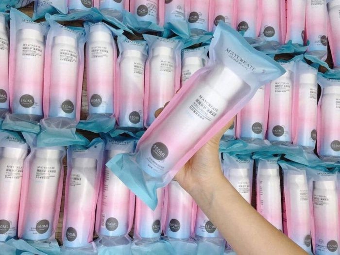 Xịt chống nắng trang điểm Maycreate 150ml - 6932609178597