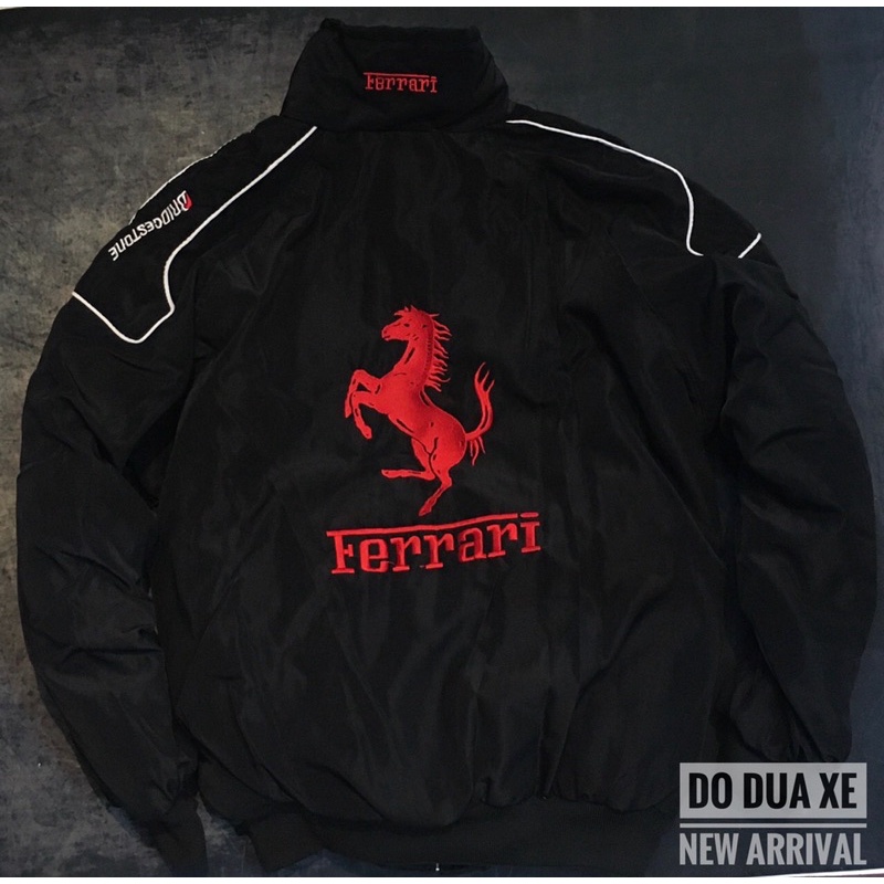 Áo khoác áo gió đua xe Ferrari