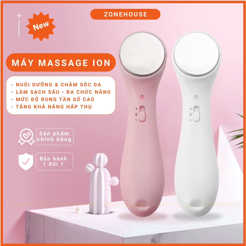 Máy mát xa mini Ion - massage ion cầm tay 2 chế độ