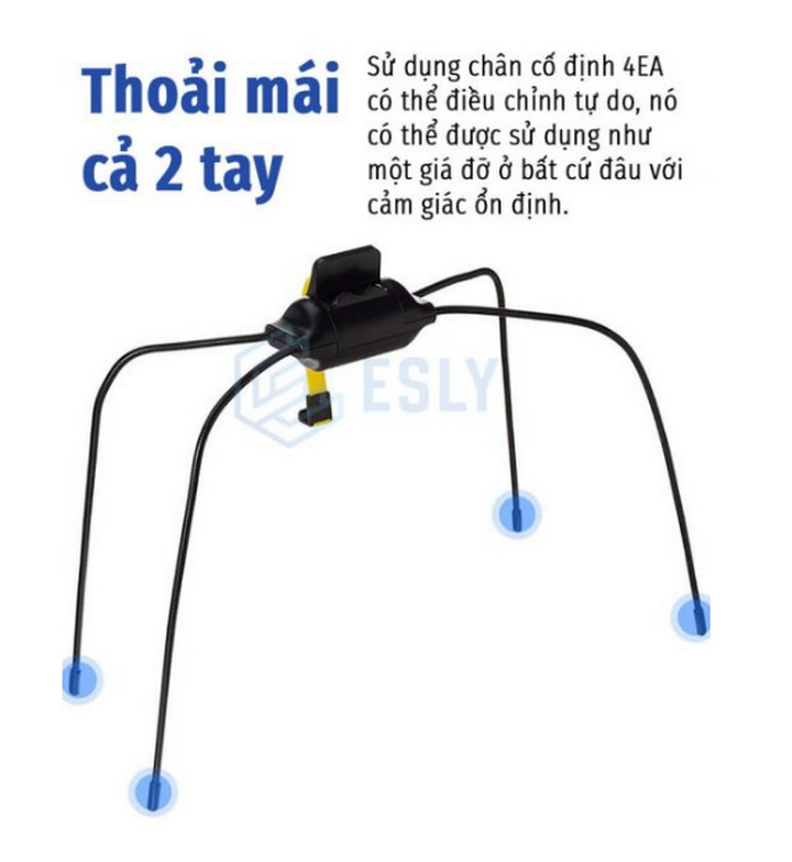 [HCM]Giá đỡ điện thoại và Ipad chân nhện Esly - Phiên bản đột phá
