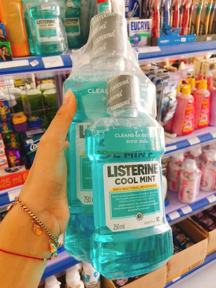 2 CHAI LISTERINE 750ml và 250ml