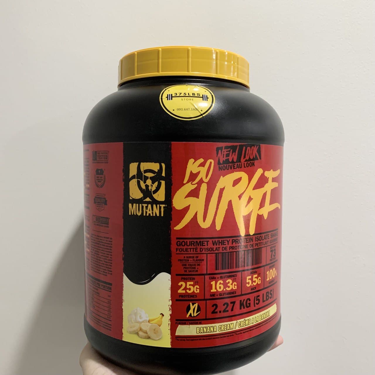 [CHÍNH HÃNG] ISO SURGE Mutant 5 LBS Hydrolyzed Whey Protein Isolate (2.27KG), 76 SERVINGS