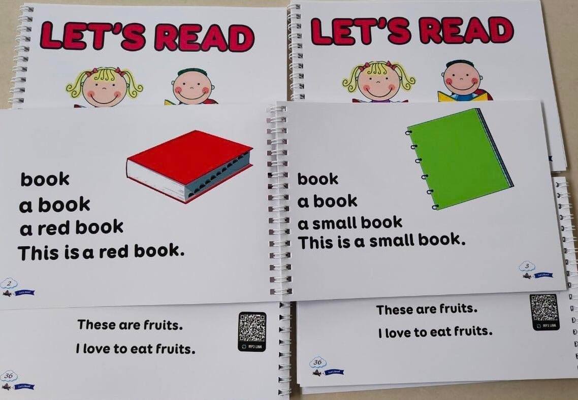 Đồ chơi cho bé học tiếng anh (Tặng kèm file nghe) Let's Read 2c
