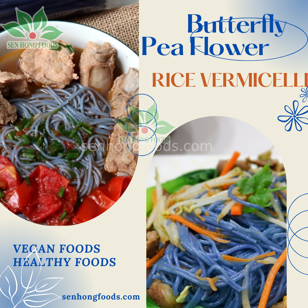 Bún Hoa Đậu Biếc Sen Hồng 300g