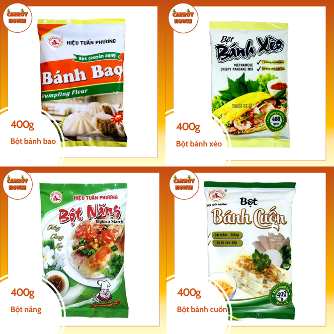 Bột bánh bao trộn sẵn Thành Phát 400g