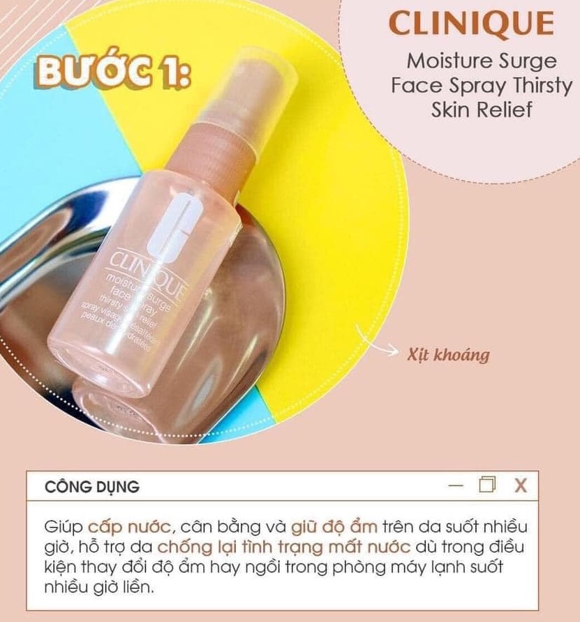 [GIẢM 5% ĐƠN 129K]Xịt khoáng Clinique