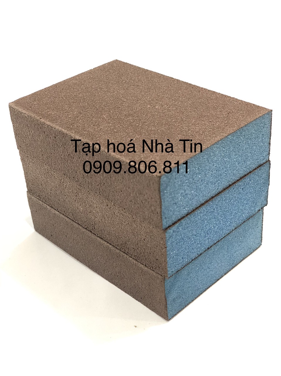 Mút xốp chà nồi, chà nhám 4 mặt 7991
