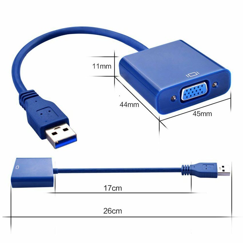 High Quality USB to Vga Conversion Cable