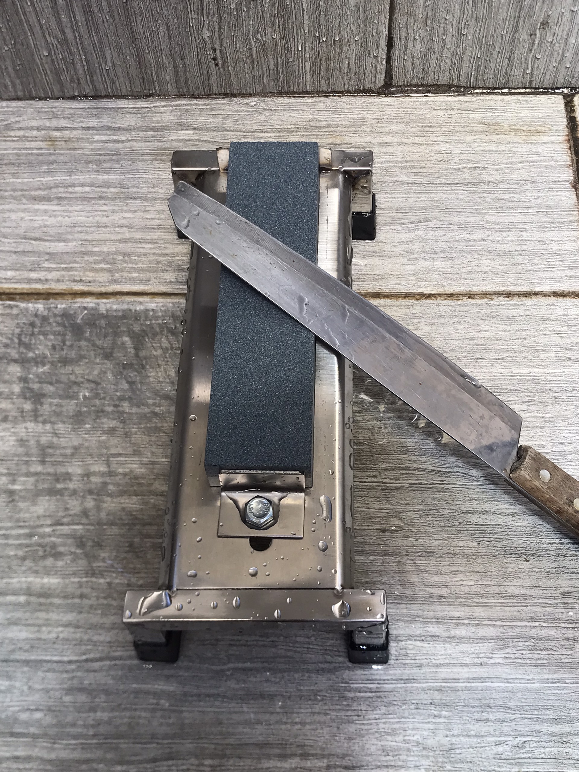 Giá kẹp định vị đá mài dao inox