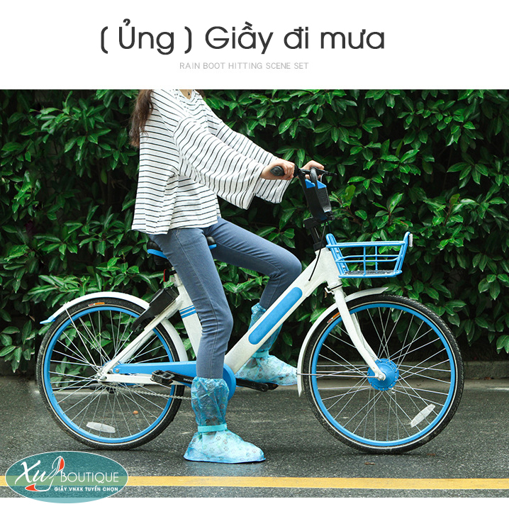 Ủng Bọc Giày Chống Bẩn Đi Mưa