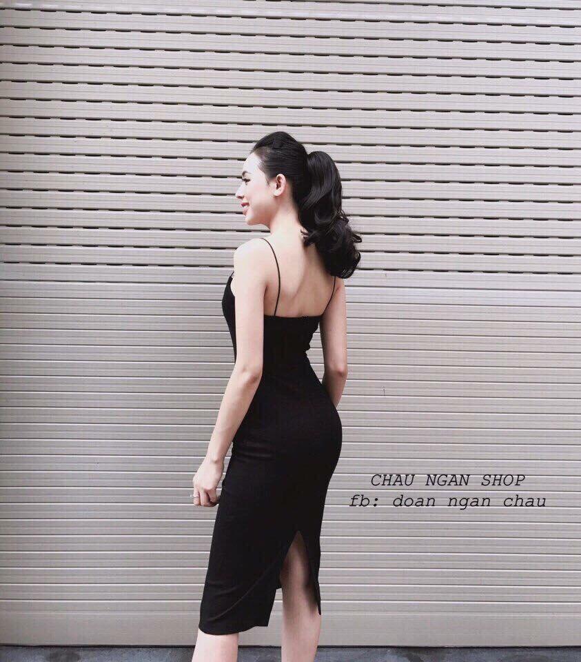 (HÌNH THẬT) ĐẦM BODY 2 DÂY PHONG CÁCH ĐƠN GIẢN DỄ MẶC