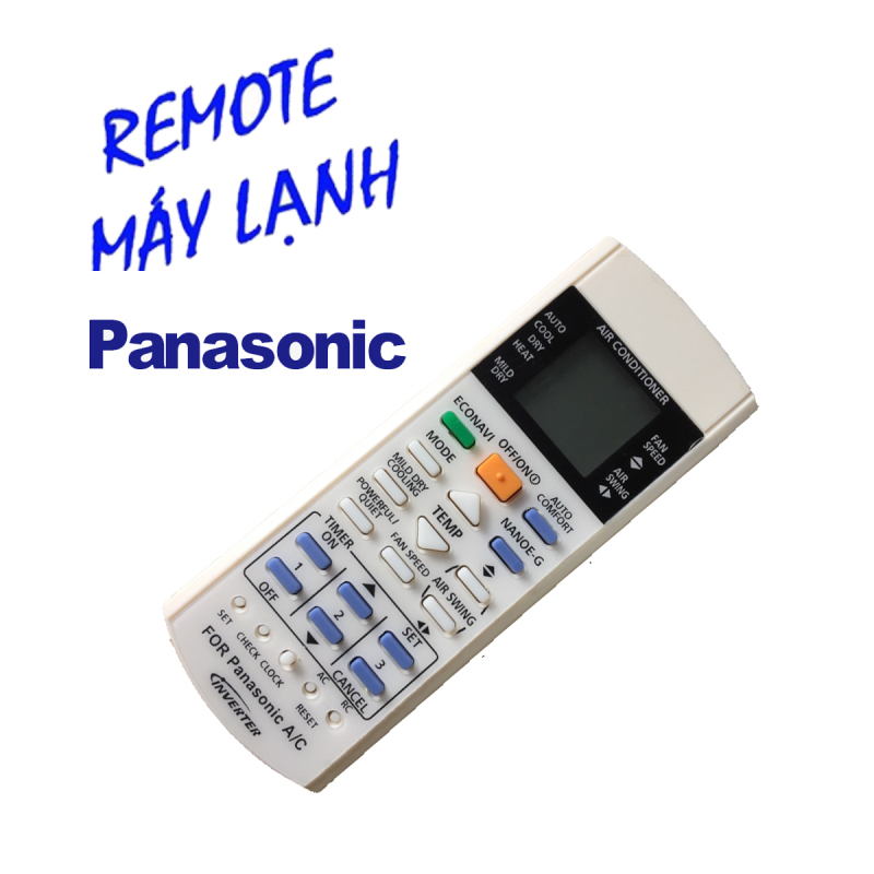 Remote điều khiển cho điều hòa Panasonic Inverter 1 và 2 chiều