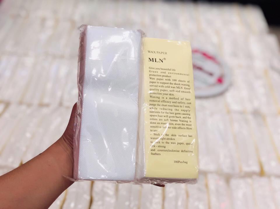 [HCM]GIẤY WAX NHÁM CAO CẤP MLN - ĐÁNH BẬT MỌI LOẠI LÔNG