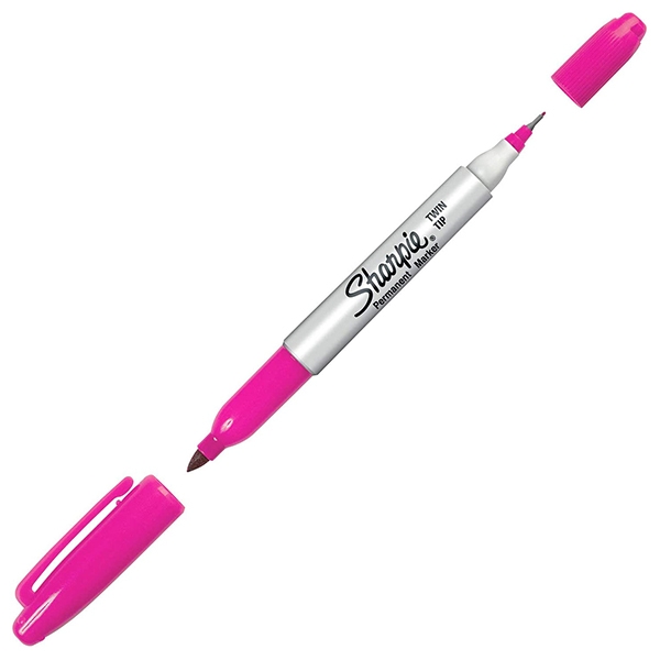 Bút lông dầu sharpie twin tip 1783340 - magenta