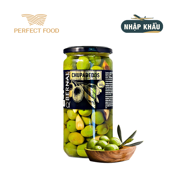 [Hủ 0.4kg] Quả Oliu xanh Bernal - Perfect Food