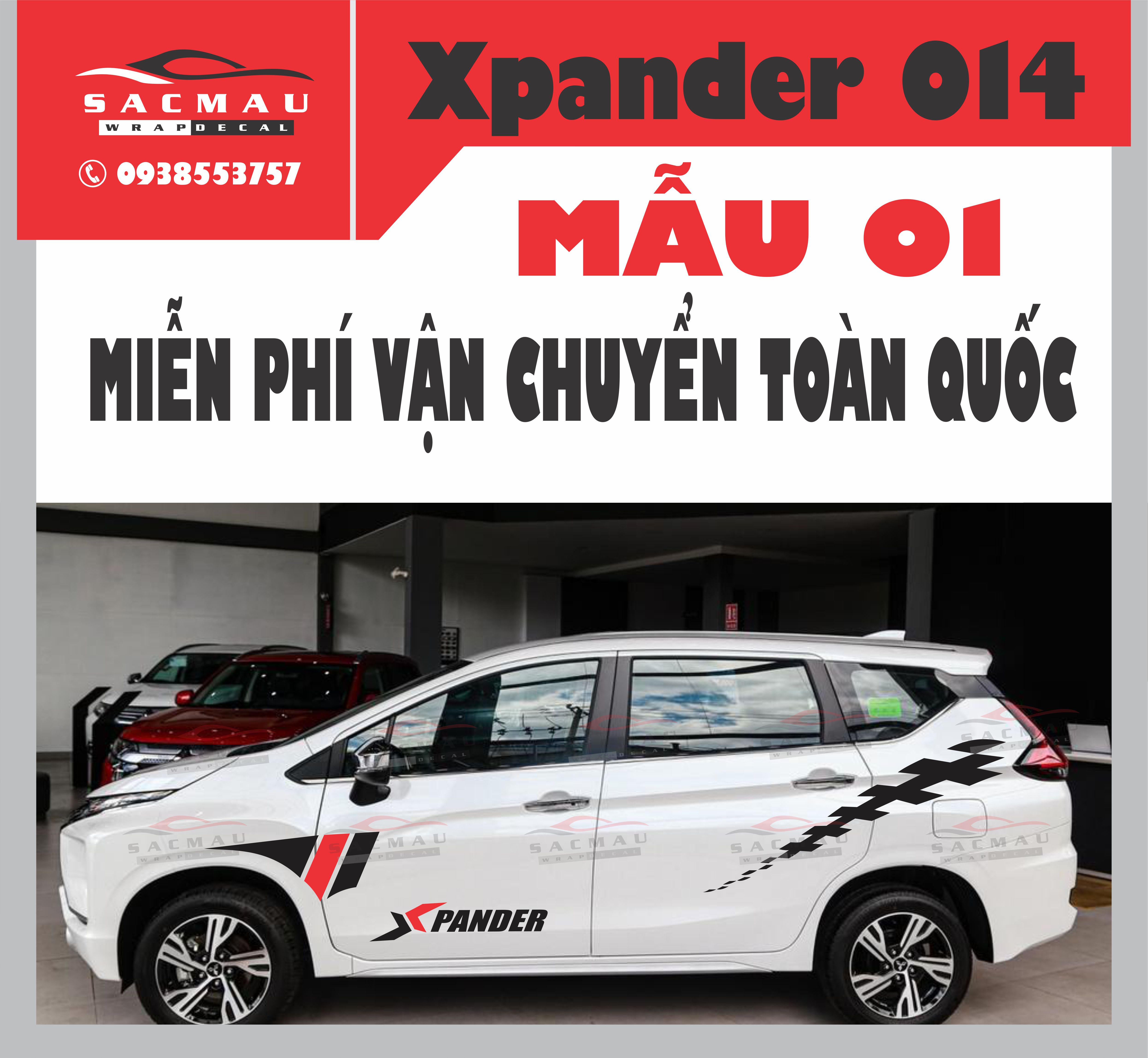 Tem dán xe xpander