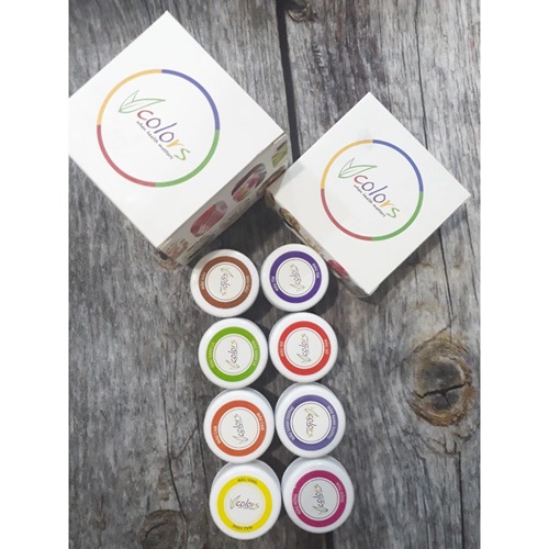 Set 8 màu thực phẩm Vcolors - 120gr