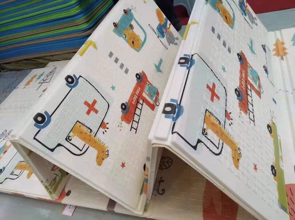 Thảm xốp gấp gọn cho bé, thảm chơi cho bé loại cao cấp - FUJI HANA