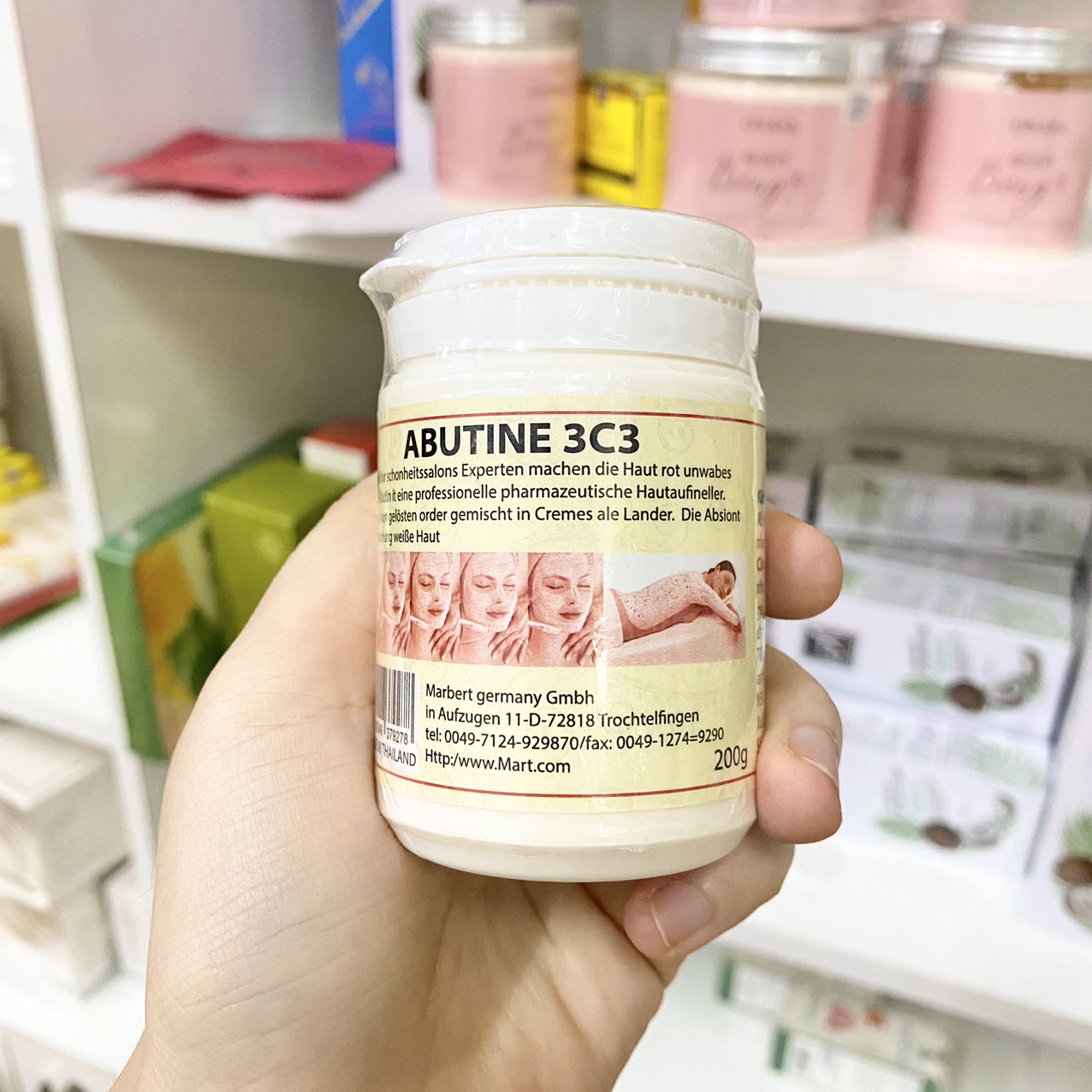 Kem kích trắng 3c3 abutine 200gr hàng xịn