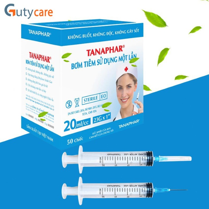 Bơm Xilanh Thụt Rửa Tanaphar- 1 Chiếc 20ml