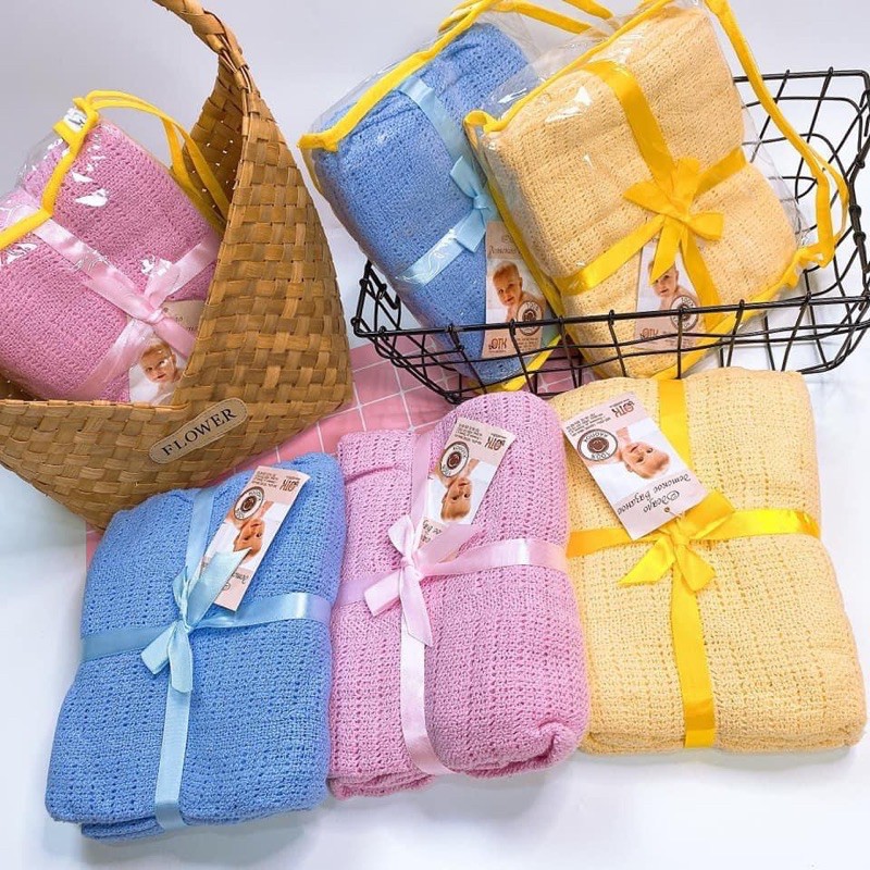 Chăn lưới cho bé (chăn mền cho bé, chăn chống ngạt)