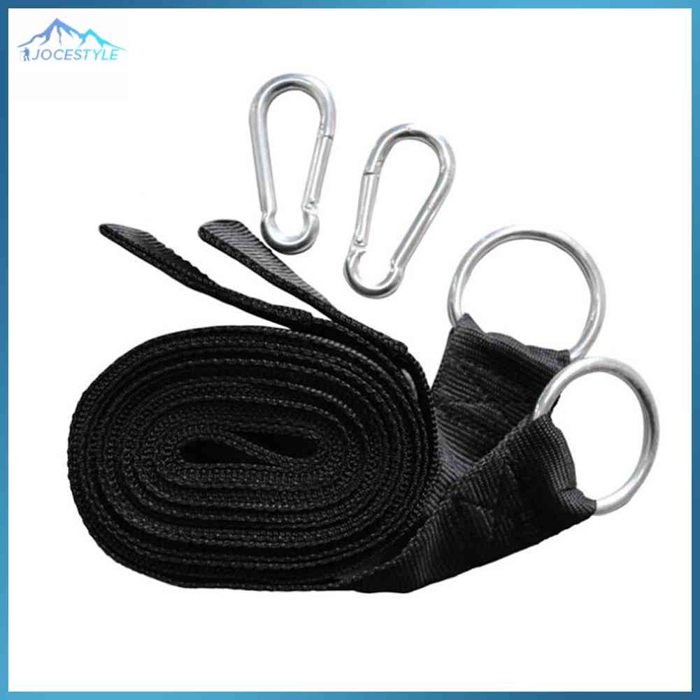 200kg Hammock Hanging Belt Strap Rope with Carabiner