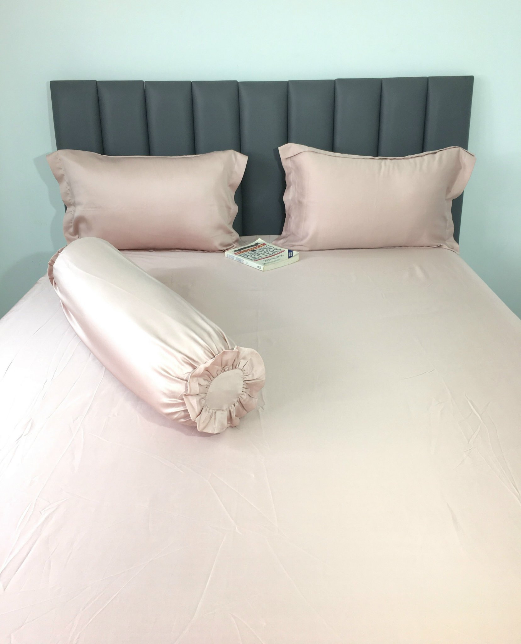 VỎ GỐI ÔM 100% TENCEL 60s MÀU TRƠN