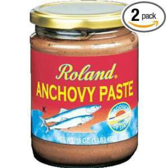 Pa tê cá cơm ( cá trống ) hiệu Roland Anchovy Paste - Xuất xứ Tây Ban Nha 453gm