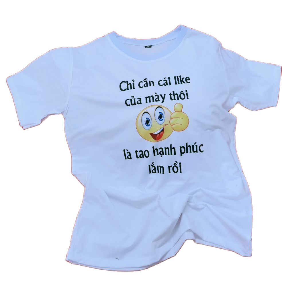 Áo thun nam nữ chỉ cần cái like ...