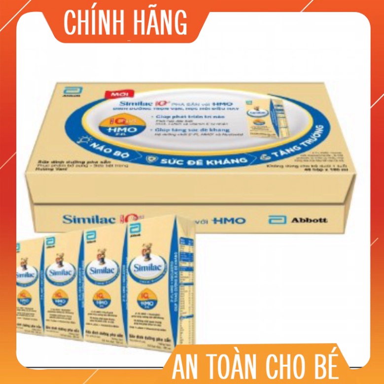 Thùng 48 hộp Sữa bột pha sẵn Similac IQ 110m/180ml