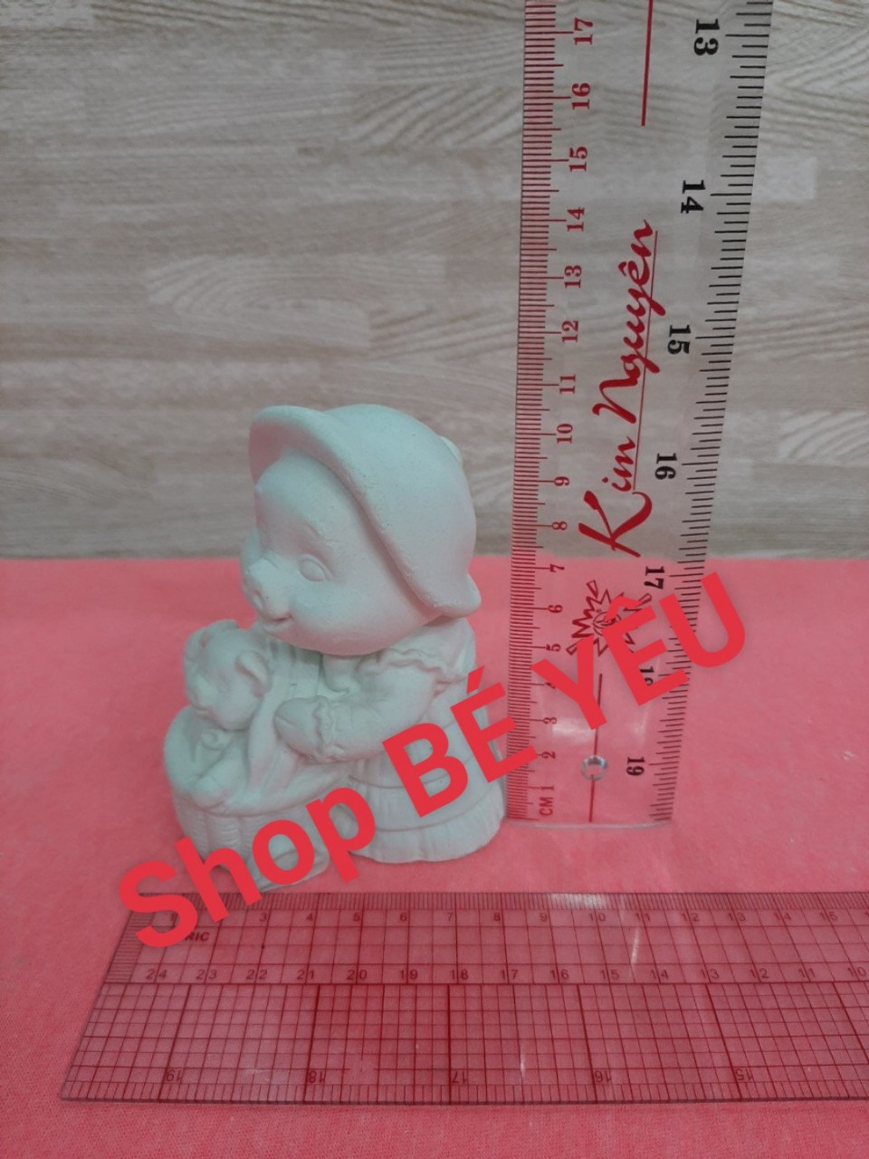 Bộ tượng tô màu thạch cao size lớn cho bé ( 4 tượng + 6x20ml màu+ 2 cọ+ 1 khay màu 6 lỗ)