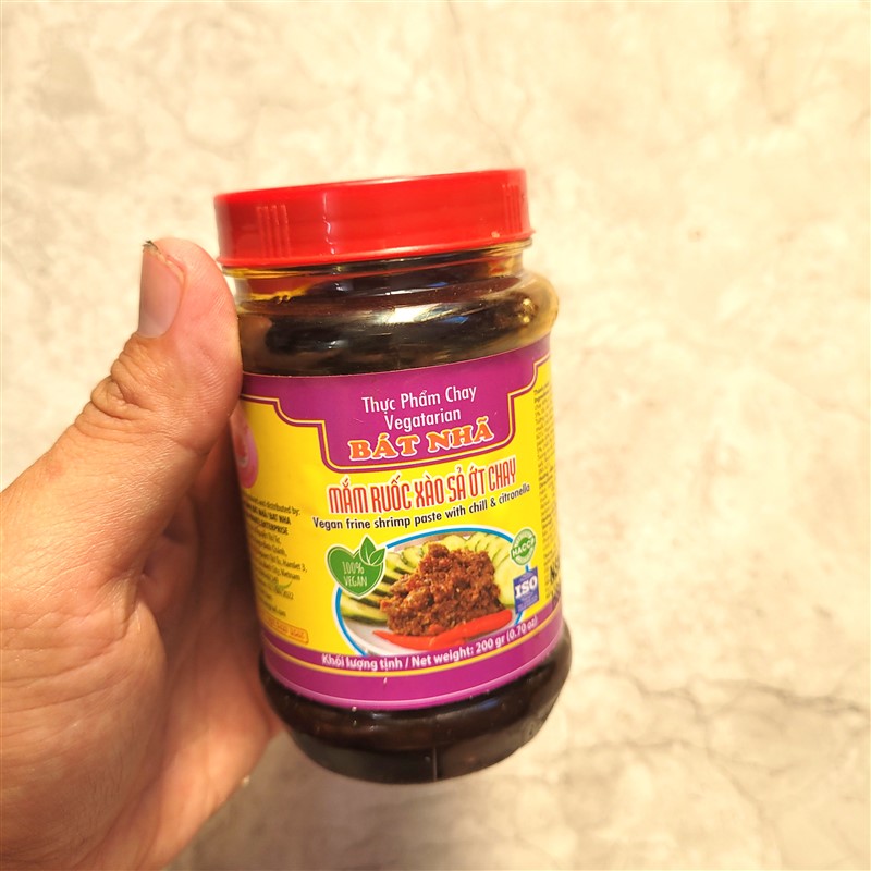 [CHAY] Mắm ruốc xào sả ớt CHAY hủ 200gr