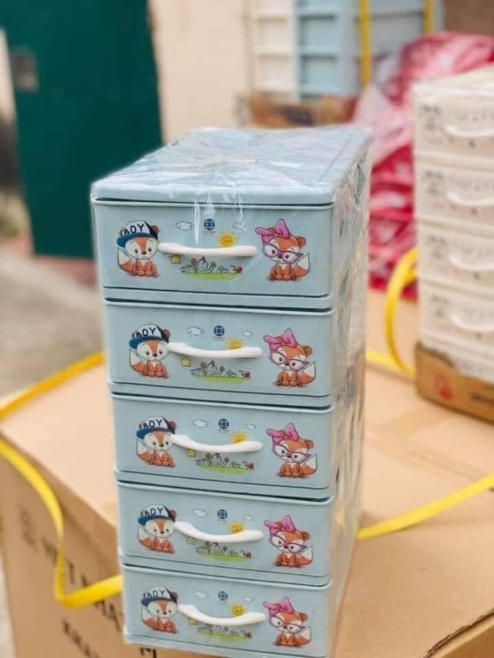 GOODMAKET-Tủ nhựa Mini 3-4  tầng -Tủ nhựa mini đựng đồ trang sức , vật dụng gia đình 3 , 4 ,   ngăn Việt Nhật - tủ đựng đồ trang điểm (tủ nhỏ không đựng quần áo)