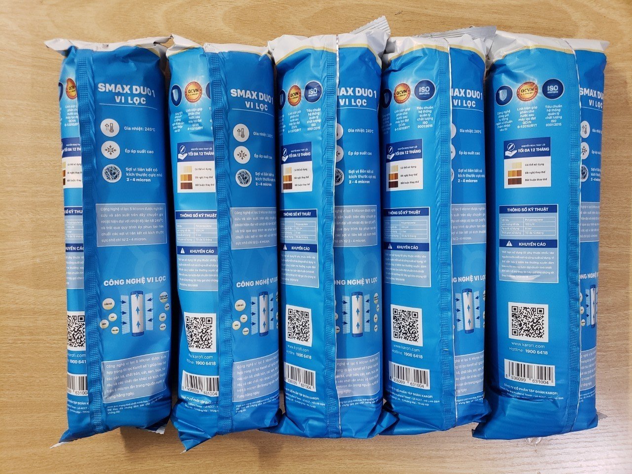 (HCM) Lõi Lọc Nước Karofi Số 1 (10 inch-PP 5 Micron)