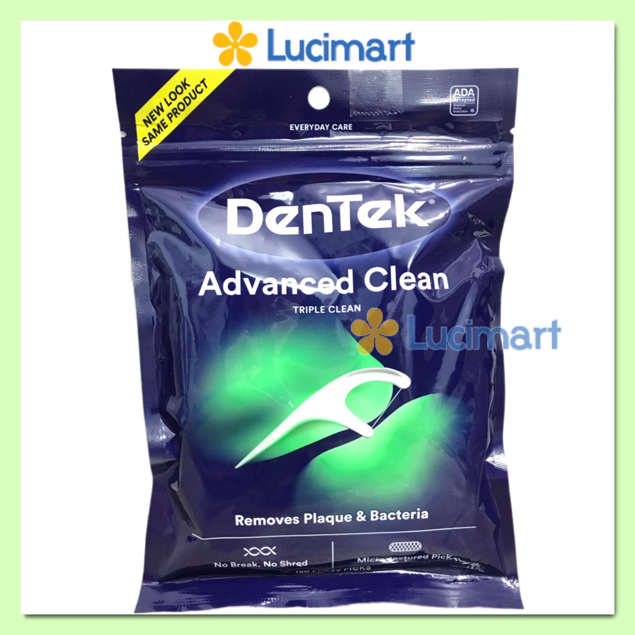 [HCM]Tăm Chỉ Nha Khoa DenTek Triple Clean Floss Picks từ Mỹ