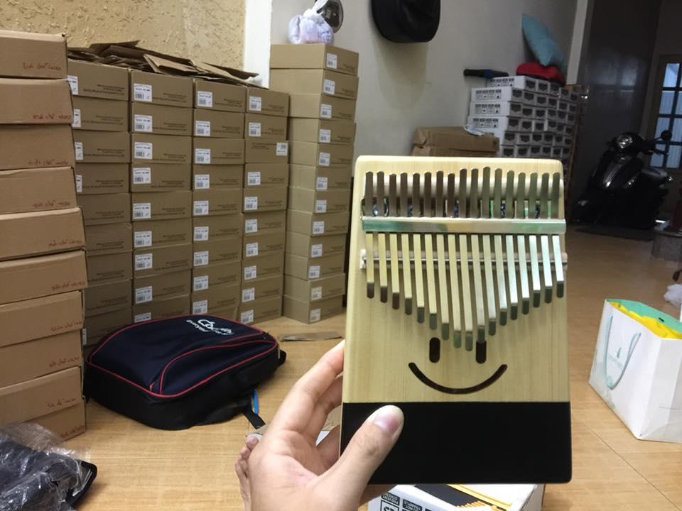 Đàn Kalimba Yael 17 Phím Gỗ Mahogany Cao Cấp - Thumb Piano 17 Keys - HÀNG CÓ SẴN