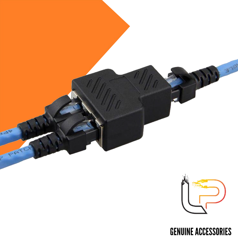 Đầu nối cáp mạng LAN RJ45 màu đen