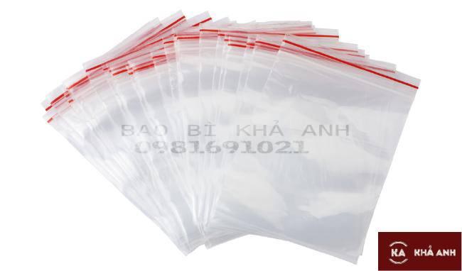 [HCM]1KG TÚI ZIP SỌC ĐỎ KHÁCH TỰ CHỌN SIZE - Nhiều size