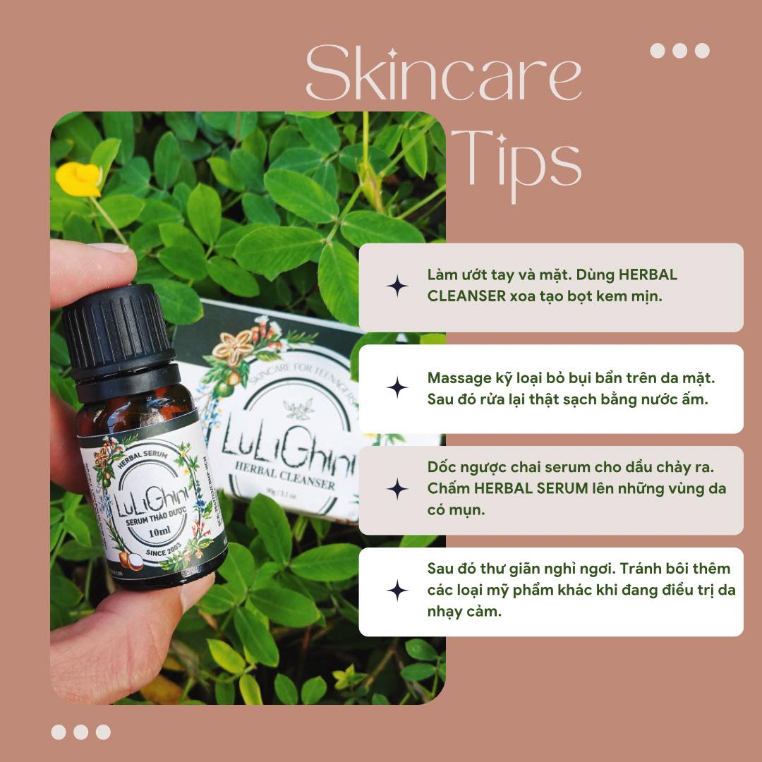 Combo Lulighini Herbal Cleanser and Herbal Serum