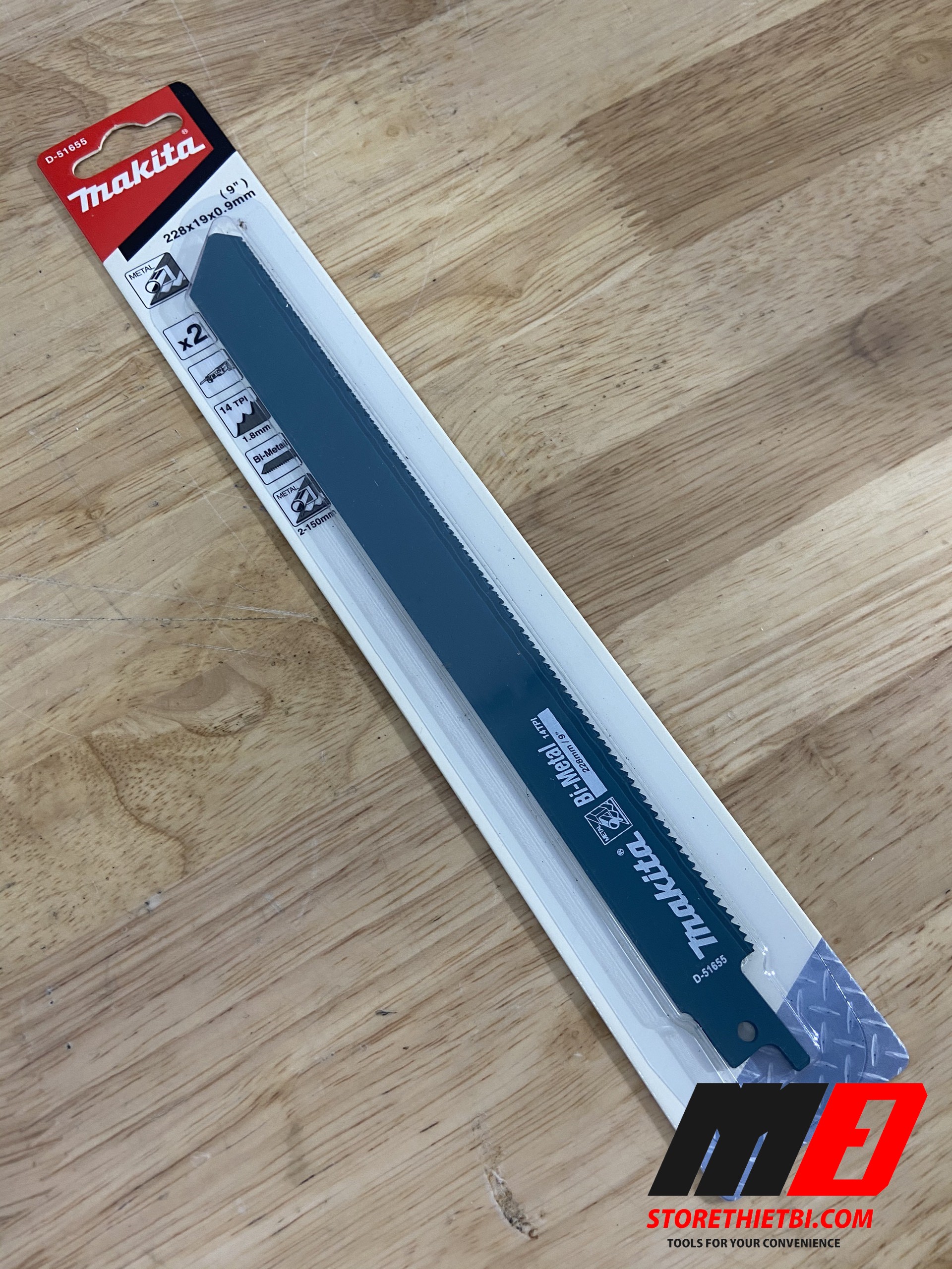 [HCM]Bộ 2 lưỡi cưa kiếm Makita ( Cưa sắt) D-51655