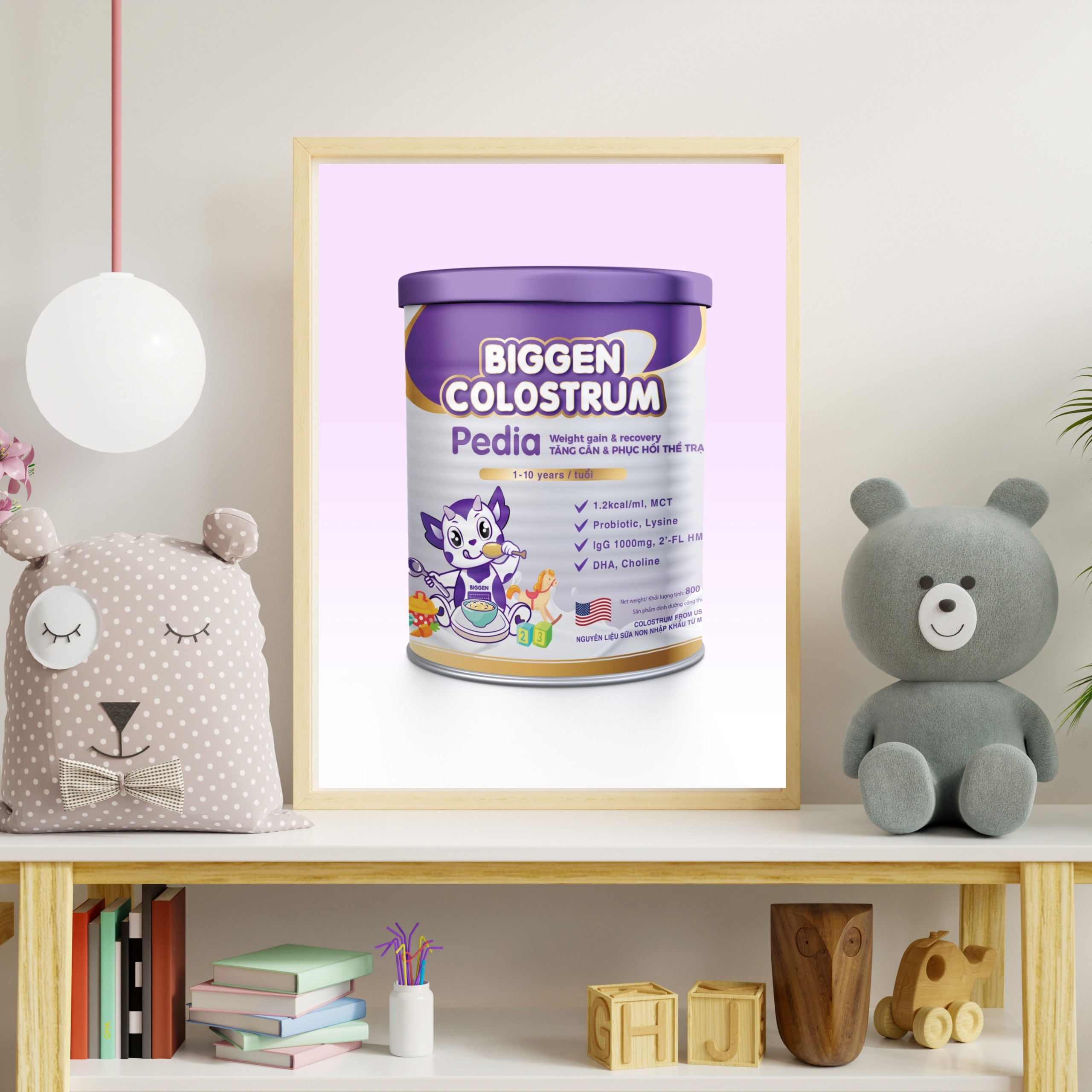 Sữa Biggen Colostrum Pedia 800g