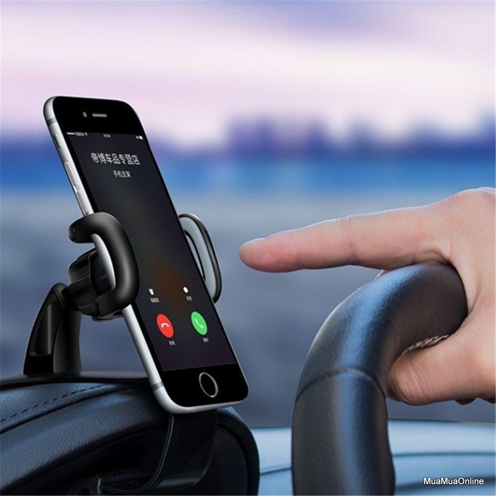 Kệ đỡ điện thoại - Giá đỡ điện thoại xoay 360 trên ô tô, thiết kế sang trọng, tinh tế, chất liệu cao cấp không rung lắc - Kẹp điện thoại - Giá đỡ điện thoại, an toàn, tiện lợi