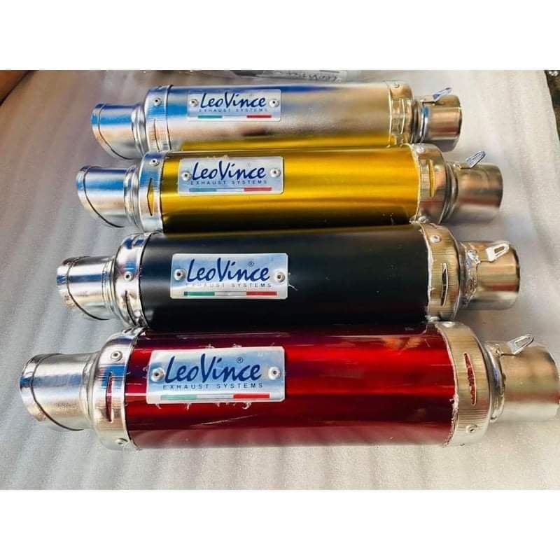 Lon pô Leovince gắn nhiều dòng xe
