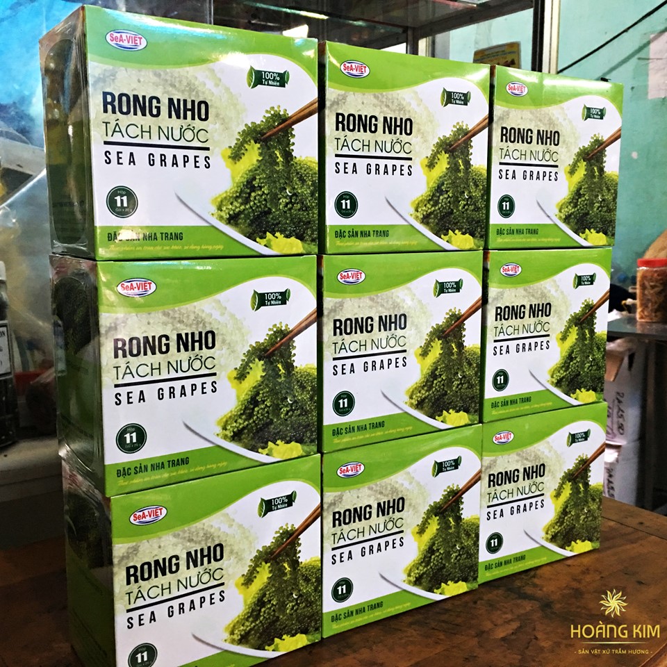 Rong nho tách nước Sea Việt Hộp 220g nở gấp 10 lần